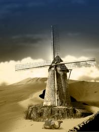 Mill in the desert